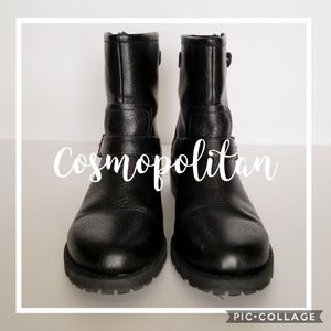 Cosmopolitan combat boots